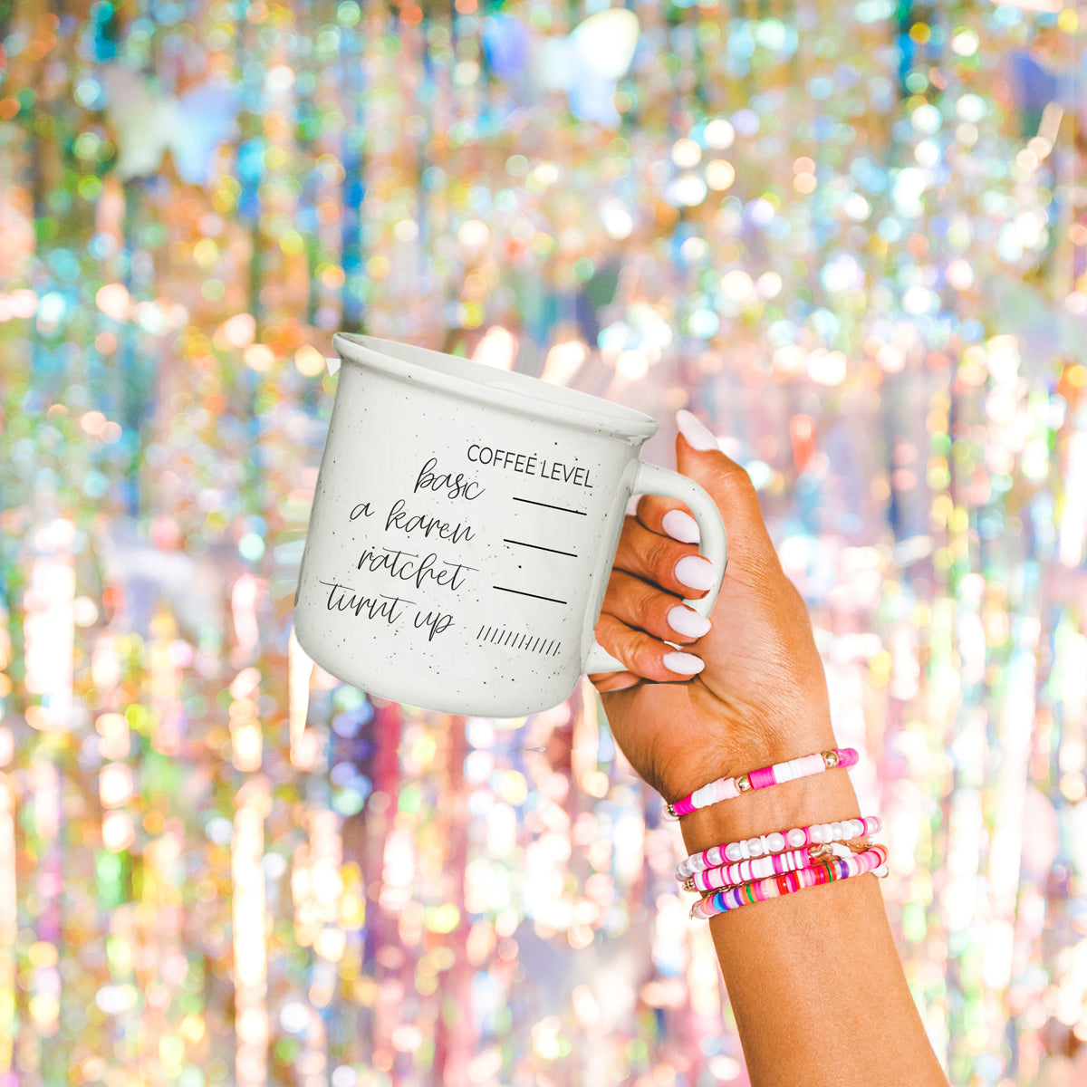 Sarcastic coffee measurement level mug